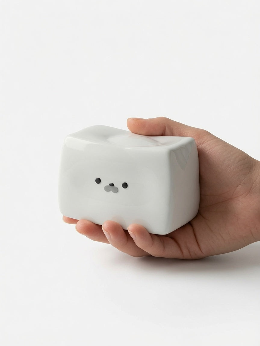 Squishy Marshmallow Seal Tofu