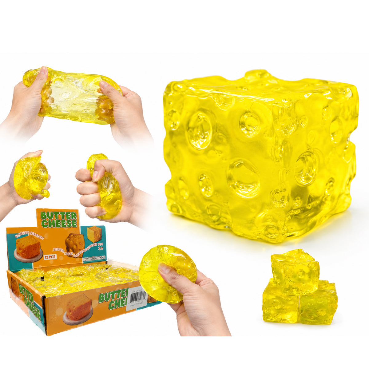 Squishy - Jelly Cheese Small 1.75 inch