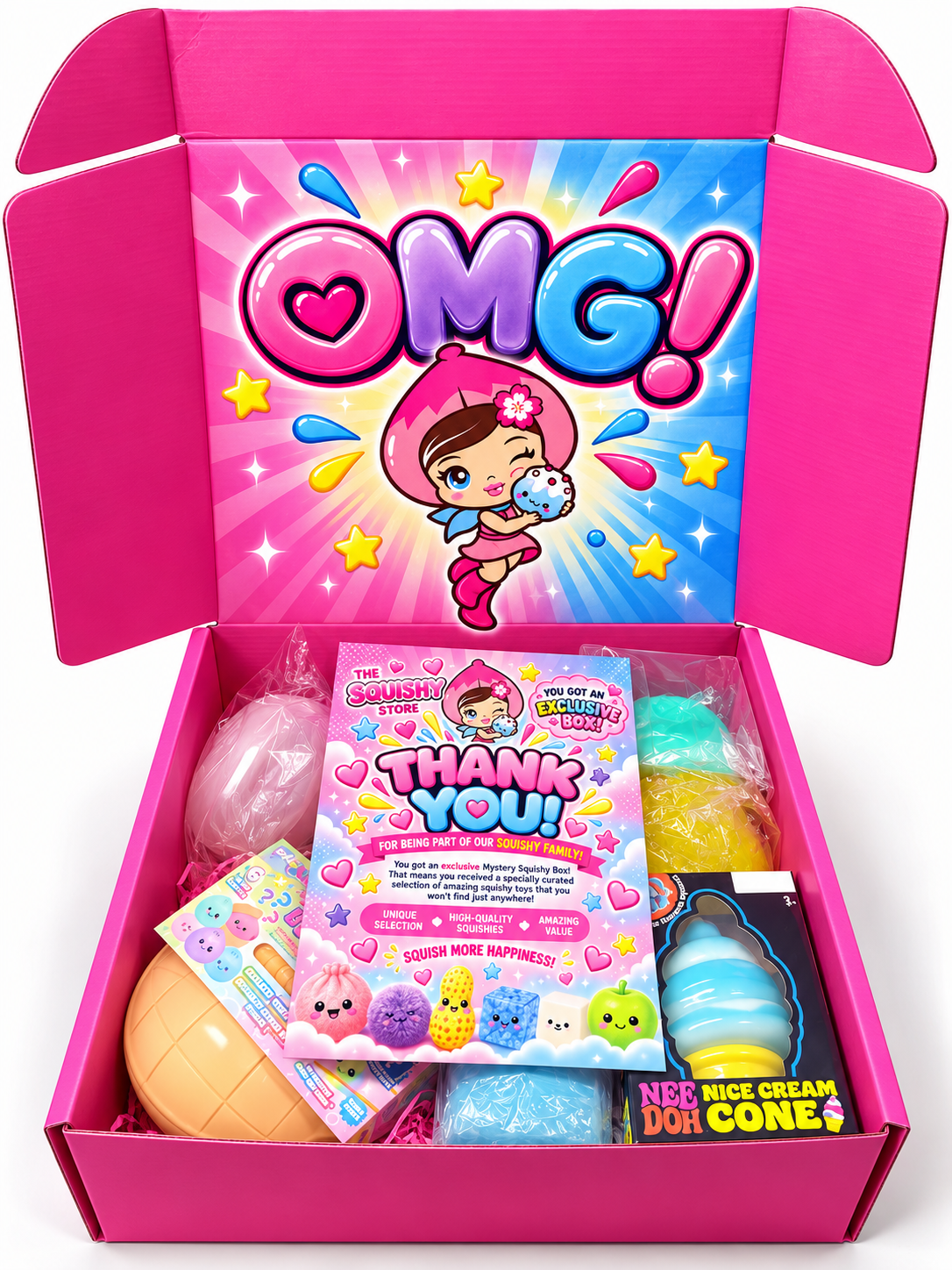 Exclusive - The Squishy Store Mystery Box - Includes Nee Doh