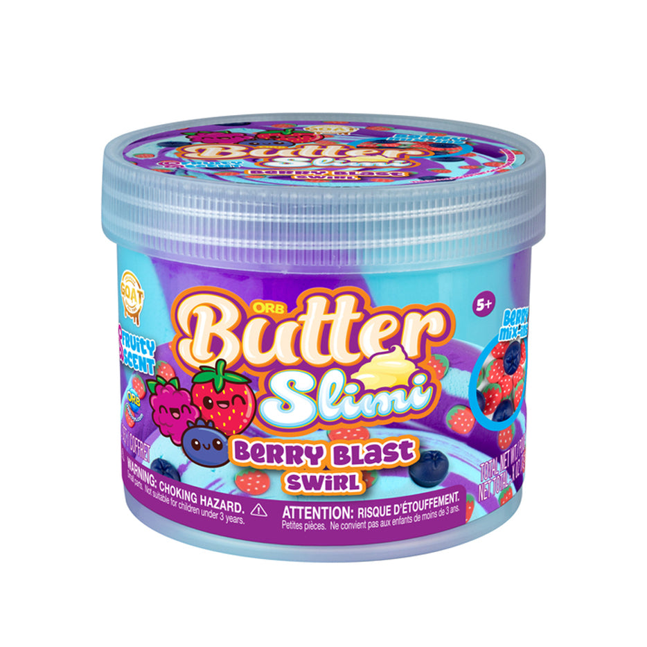Butter Slimi Berry Blast Swirl Slime