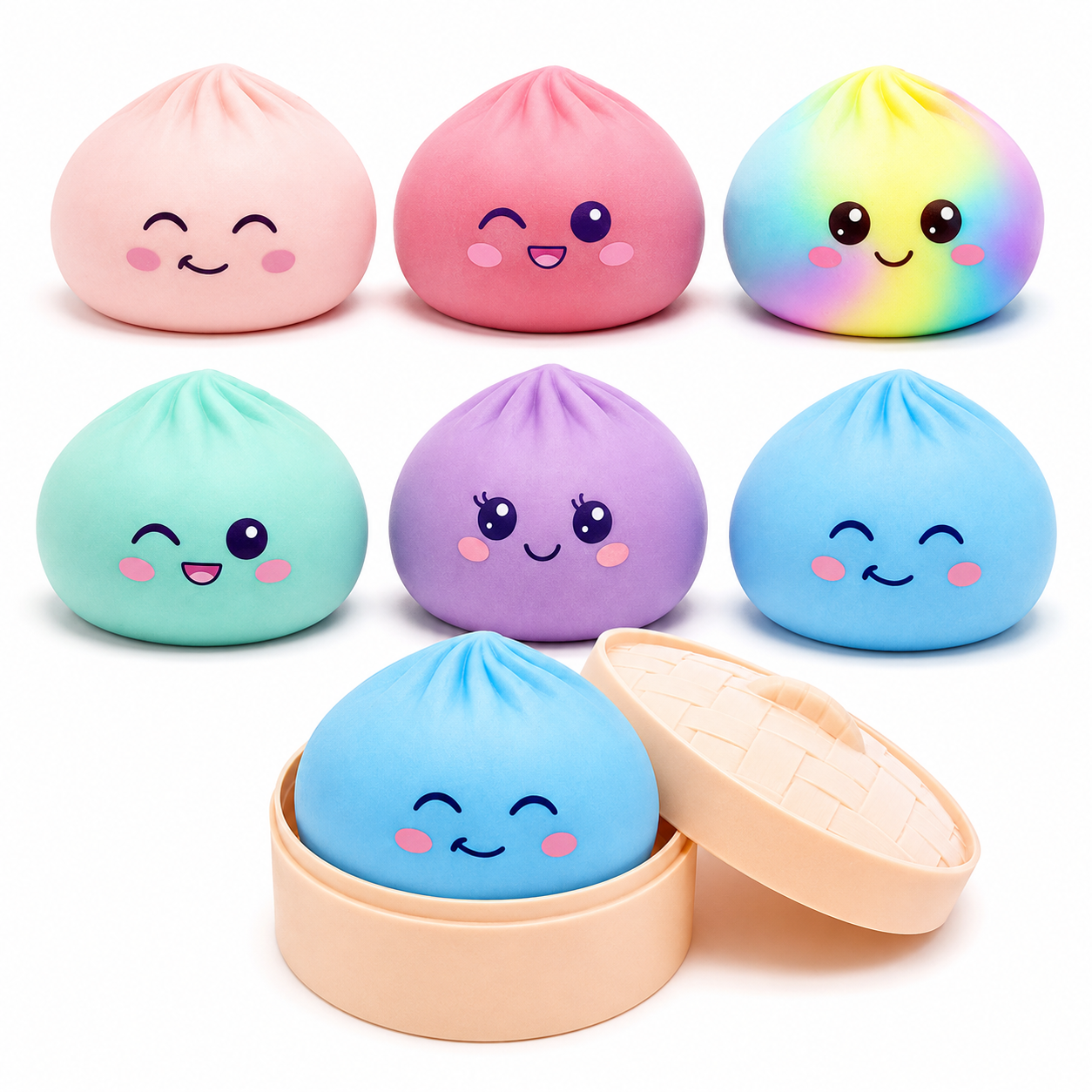 Ricochet Squishy Mystery Dumpling Rainbow Mystery Surprise