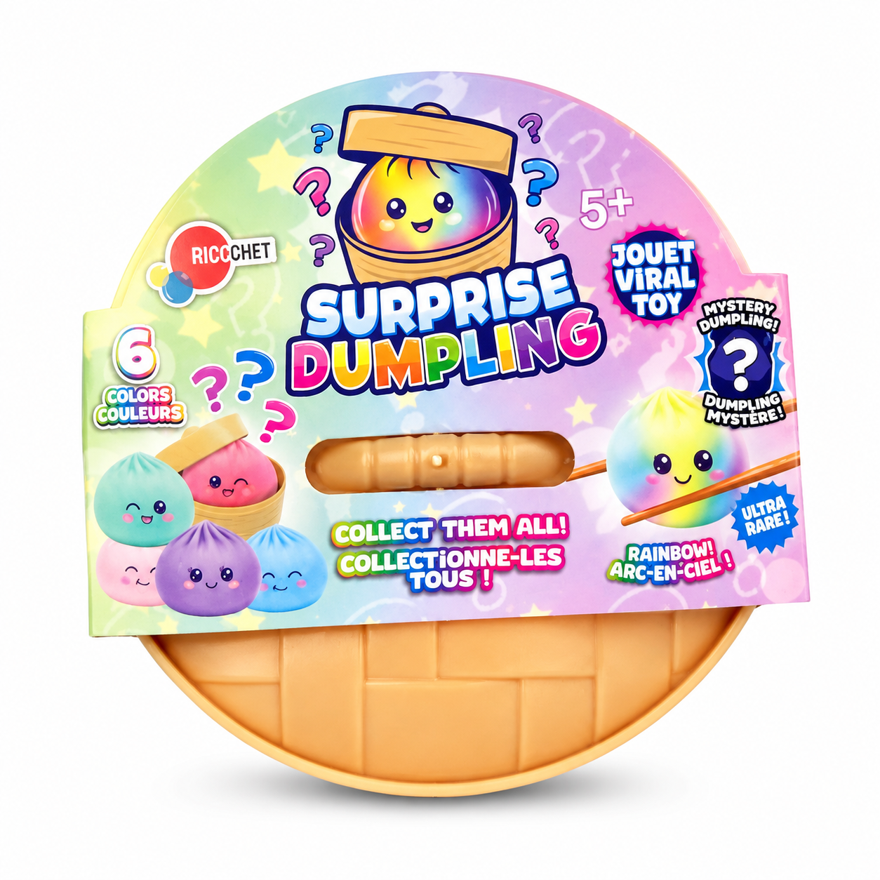 Ricochet Squishy Mystery Dumpling Rainbow Mystery Surprise