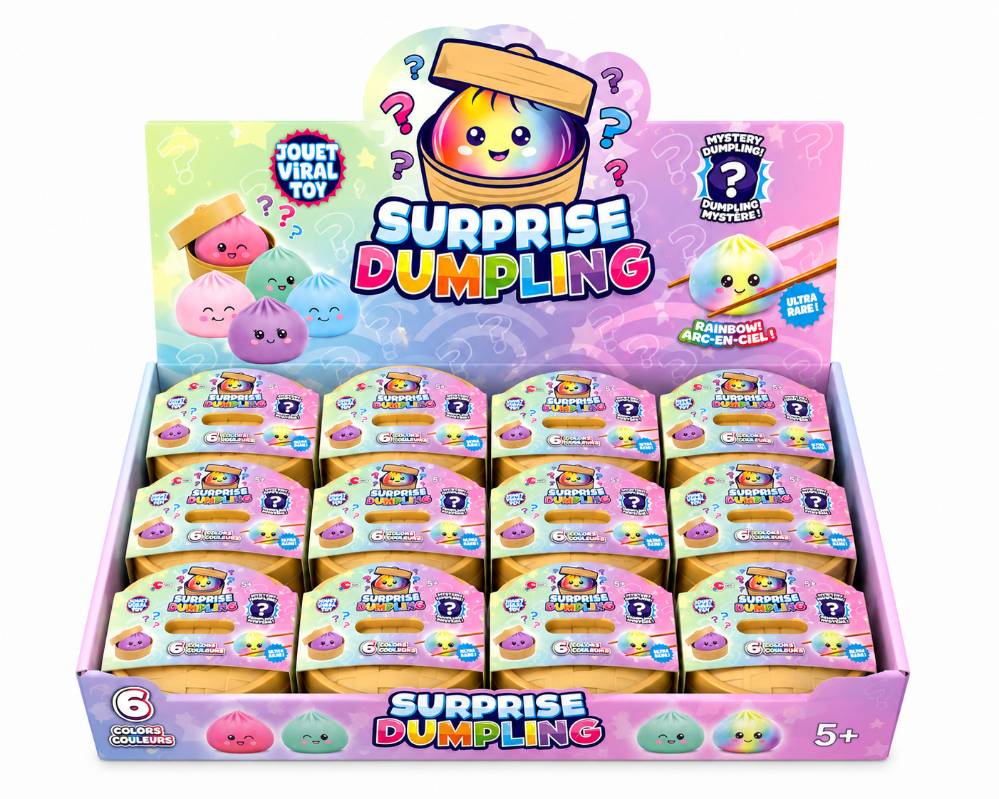 Ricochet Squishy Mini Mystery Dumpling Rainbow Mystery Surprise