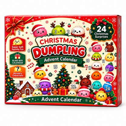Squishy - Dumpling Christmas Advent Calendar 24-Day Mystery Countdown