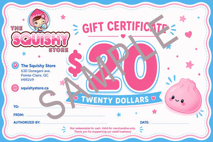 The Squishy Store Gift Card