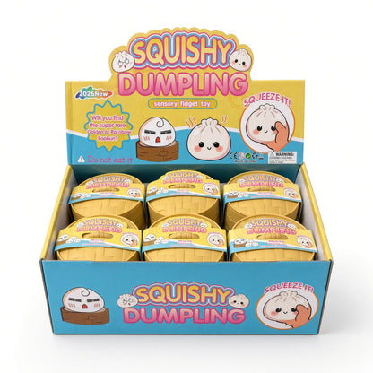 Squishy Mystery Dumpling box of 12 Dumplings Two-tone