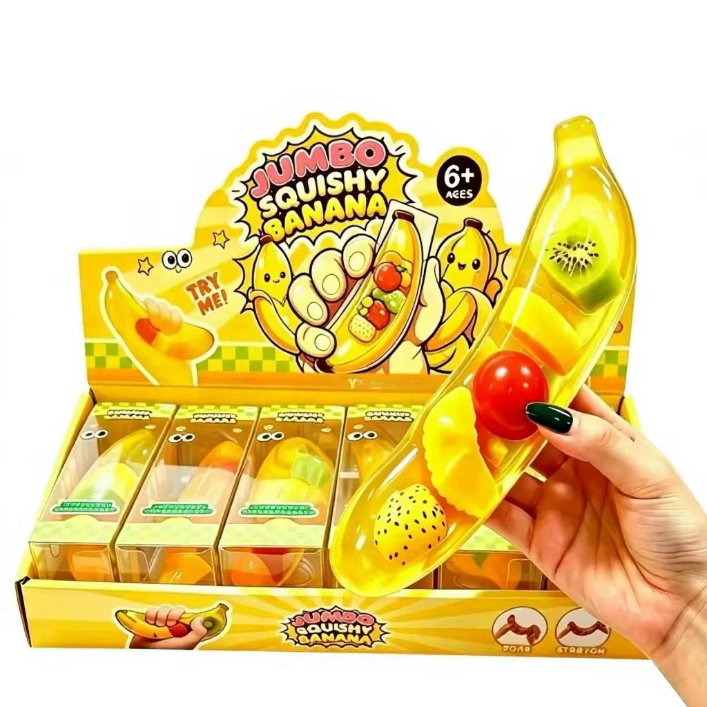 Squishy - Vaseline Banana with Fruit