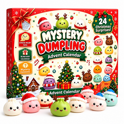 Squishy - Dumpling Christmas Advent Calendar 24-Day Mystery Countdown