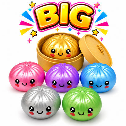 Squishy Big Mystery Dumpling Metallic 6.5 inch