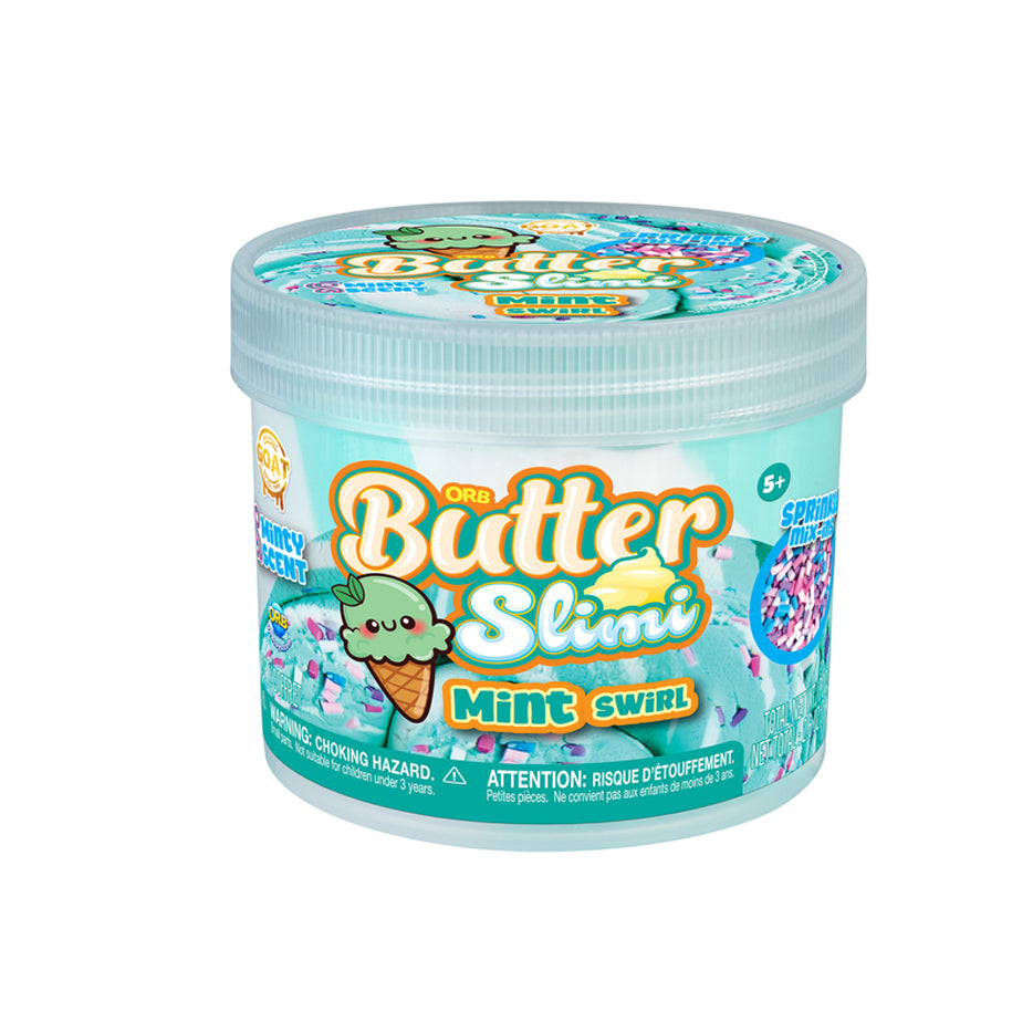 Butter Slimi Mint Swirl Slime