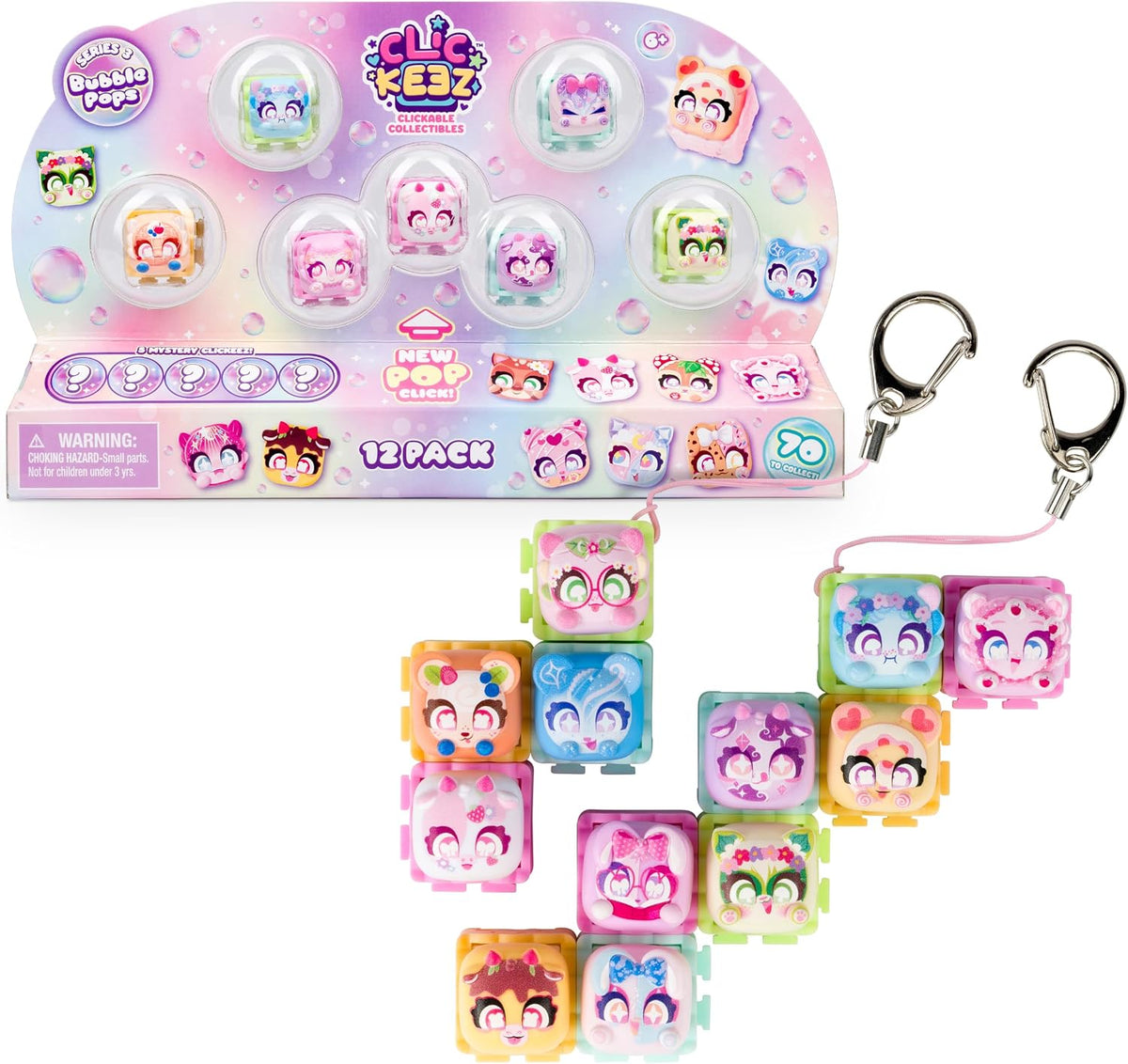 Clickeez S3 - Bubble Pops - 12-Pack
