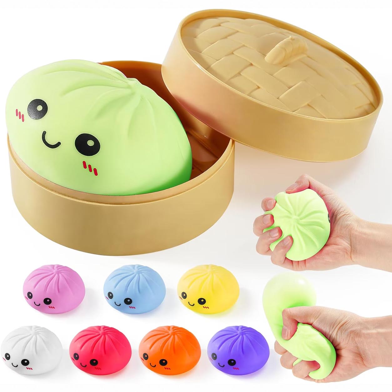 Squishy Mystery Dumpling box of 12 Dumplings