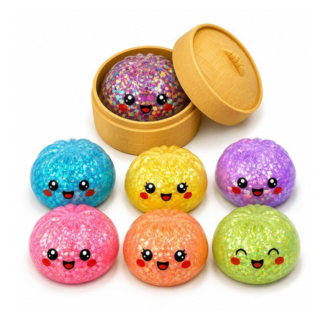 Squishy Mystery Dumpling Glitter Sugar Squish Glitter Surprise Mystery Squishy