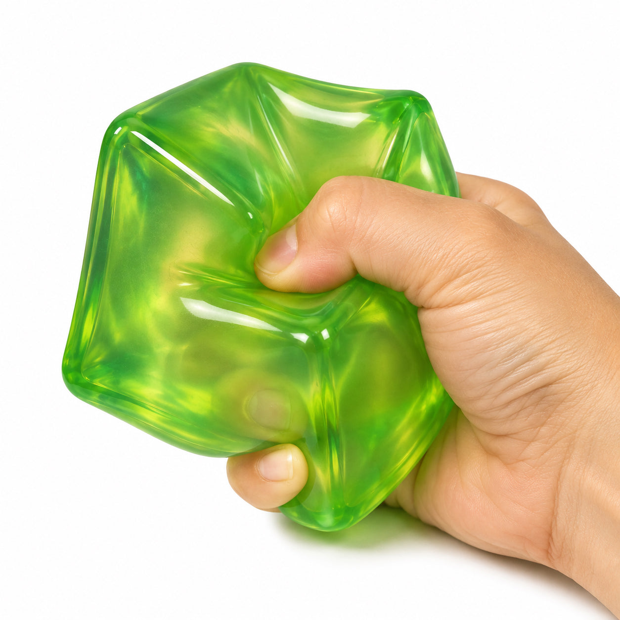 Squishy - Sugar Glow Cube  (Glow in the dark)