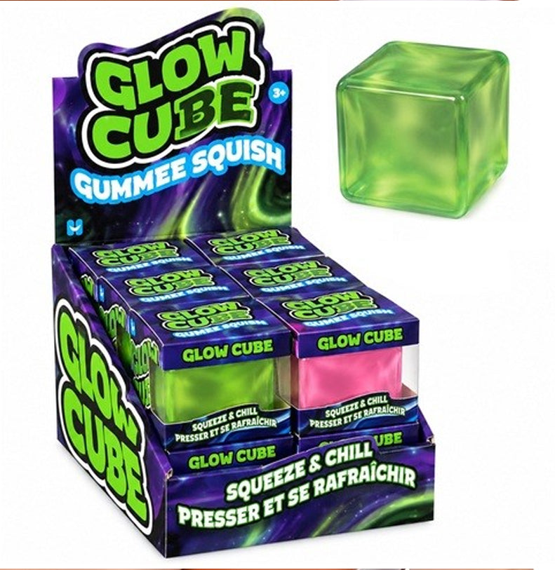 Squishy - Sugar Glow Cube  (Glow in the dark)
