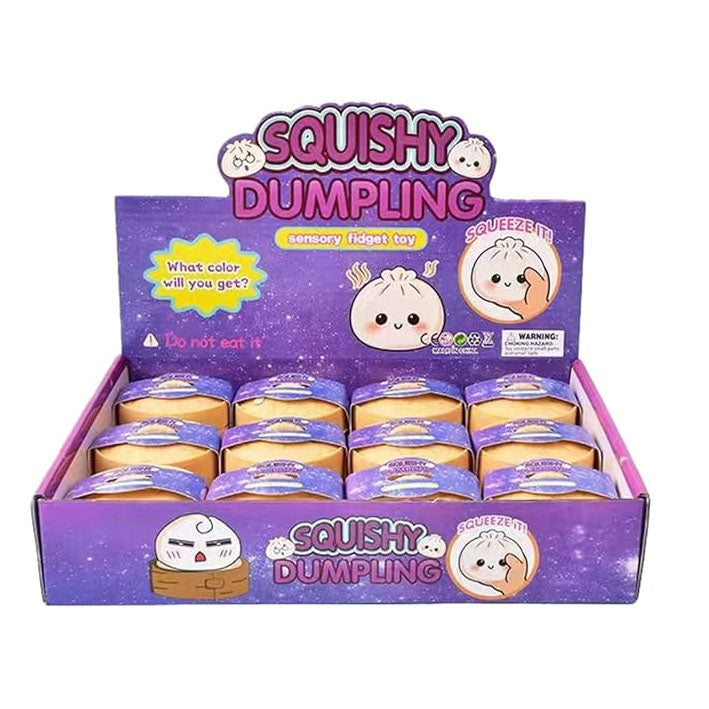 Squishy Mini Mystery Dumpling with Face 2 inch