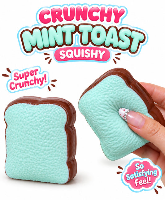 Squishy Crunchy Mint Toast Bread
